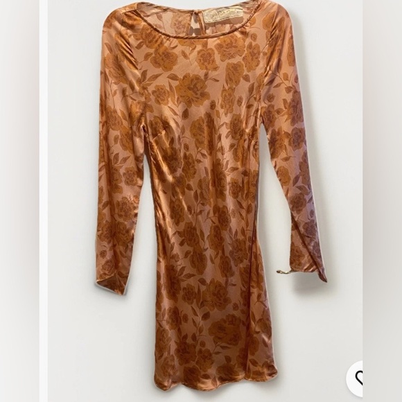 Jen's Pirate Booty Dresses & Skirts - Jen's Pirate Booty Dress Womens Small Boho Chic Long Sleeve Mini Floral Festival